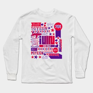 G-IDLE Collage Long Sleeve T-Shirt